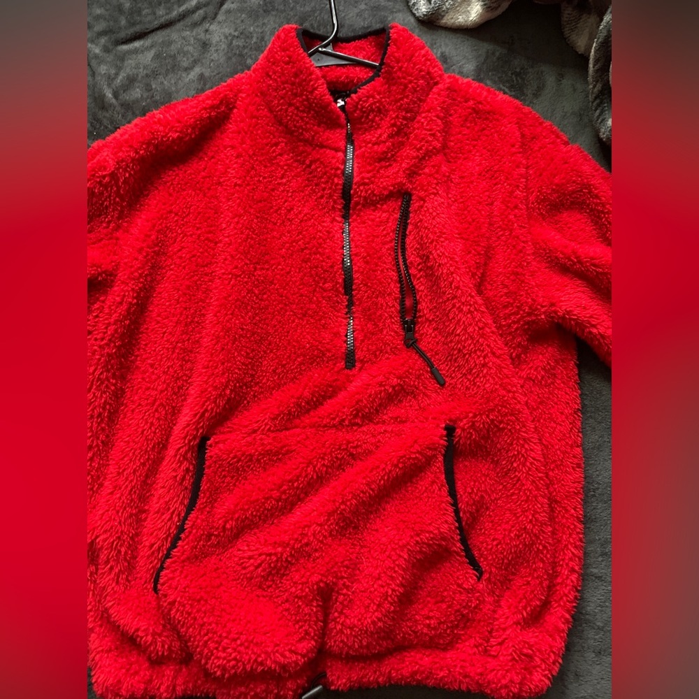 Red hoodie